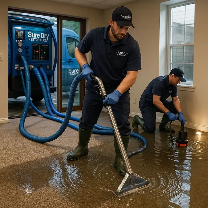 Water Extraction and Removal process in Laurel Hollow, NY